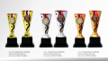TC-3012 Plastic Trophy Gold Silver Bronze Singapore