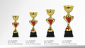 TC-3019 Plastic Cup Trophy Collection Gold Singapore