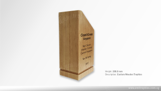 Custom Wooden Trophy 1