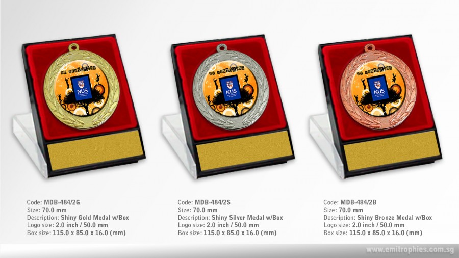 MDB-484 Shiny Medals with Presentation Box
