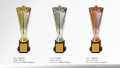 TS-351 Plastic Star Holder Trophy - Gold, Silver & Bronze
