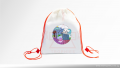 National Day Design Nylon Drawstring Bag
