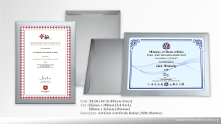 A4 Certificate Cover with Window