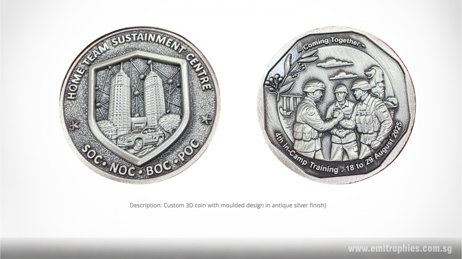 Custom UV Printed Medallion Coins Singapore