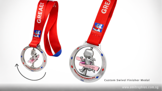 Customize Antique Swivel Medal