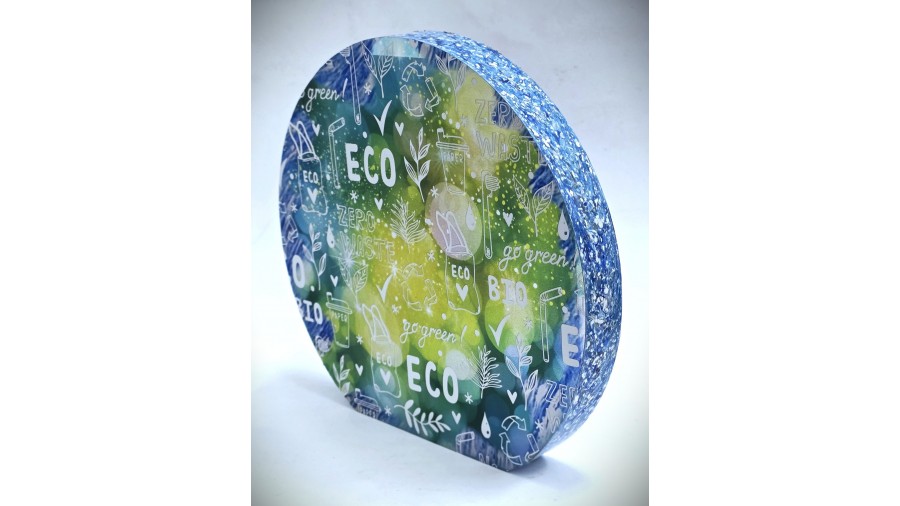 Recycled Plastic Award (Semi-Circular)