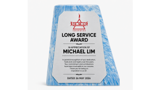 Recycled Plastic Award (Trapezoid)