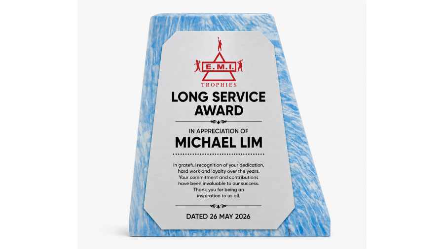 Recycled Plastic Award (Trapezoid)