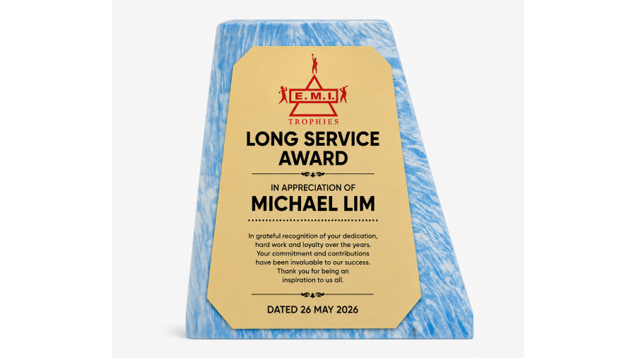 Recycled Plastic Award (Trapezoid)