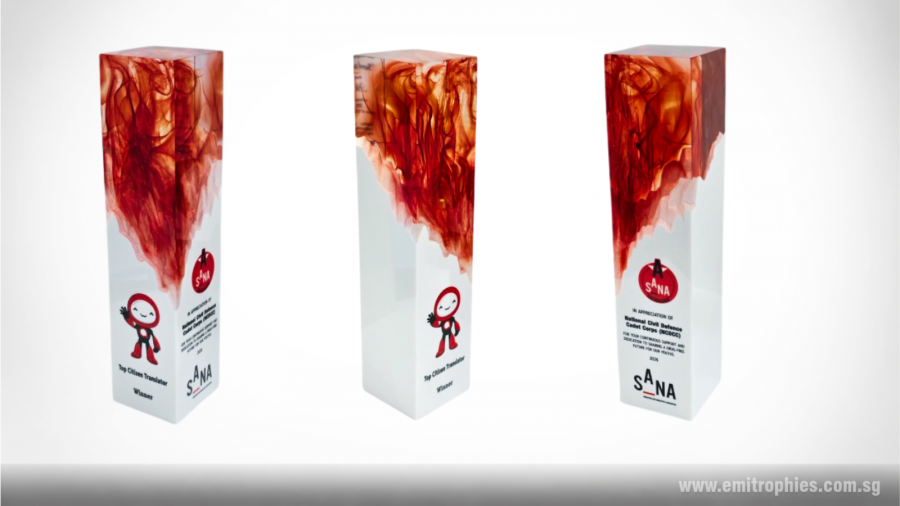 RESIN-005 Contemporary Resin Trophy