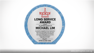 Recycled Plastic Award (Semi-Circular)