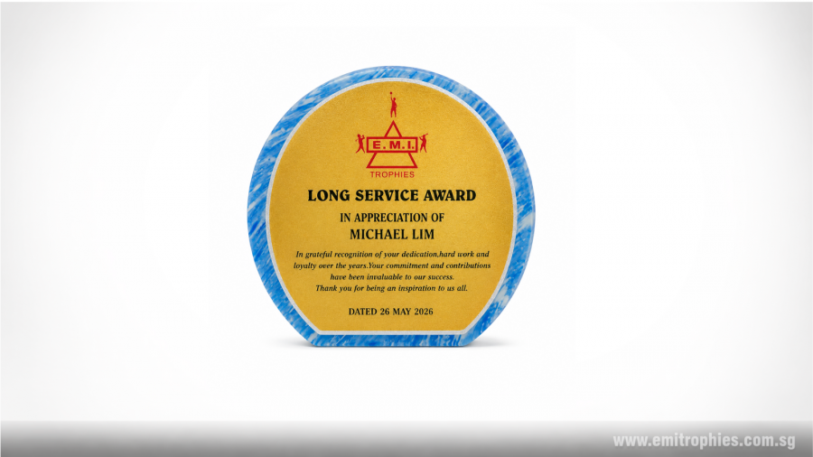Recycled Plastic Award (Semi-Circular)