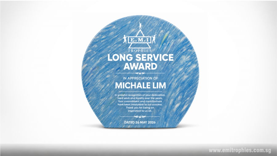 Recycled Plastic Award (Semi-Circular)