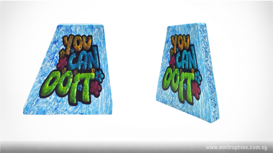 Recycled Plastic Award (Trapezoid)