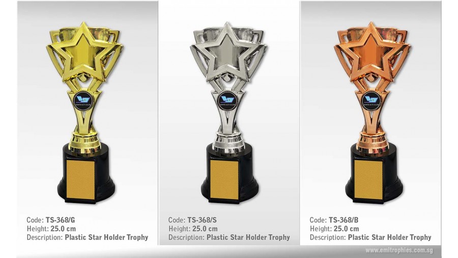 TS-367 Plastic Star Holder Trophy