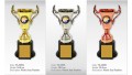 TS-349 Plastic Trophy with Trophy & Laurel