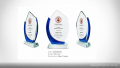 CGL8014 Crystal Glass Plaque | Emitrophies Singapore