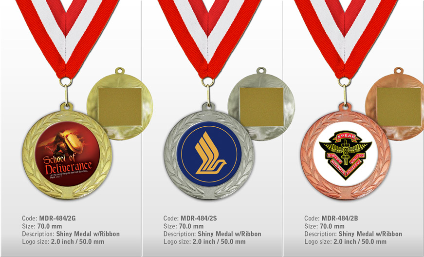 MDR-484/2 metal medal Singapore